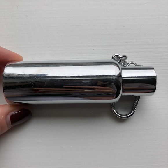RARE silver Prada refillable spray bottle keychain - Picture 2 of 7